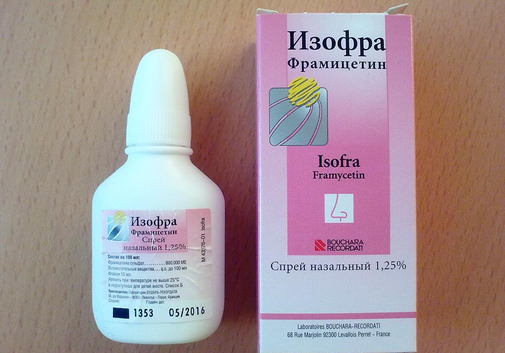 Капли в нос: препараты с антибиотиком